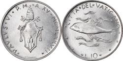 World Coins - Coin, VATICAN CITY, Paul VI, 10 Lire, 1977, Roma, , Aluminum, KM:119