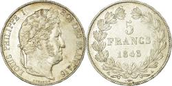 World Coins - Coin, France, Louis-Philippe, 5 Francs, 1845, Paris, , Silver