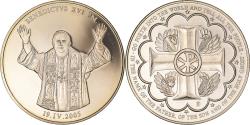 World Coins - Vatican, Medal, Le Pape Benoit XVI, 2005, , Cupronickel