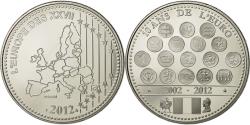 World Coins - France, Medal, L'Europe des XXVII, 10 Ans de l'Euro, 2012, , Nickel