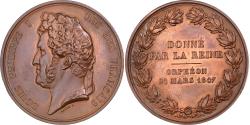 World Coins - France, Medal, Louis-Philippe Ier, Concours d'Orphéon, 1847, Bronze, Barre