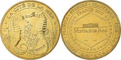 World Coins - France, Tourist token, La Cité de la Mer, Hippocampes, 2010, MDP