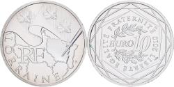World Coins - France, 10 Euro, Lorraine, 2010, , Silver