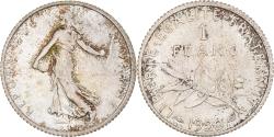 World Coins - Coin, France, Semeuse, Franc, 1920, Paris, , Silver, KM:844.1