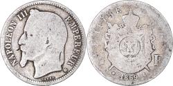 World Coins - Coin, France, Napoleon III, Napoléon III, Franc, 1869, Strasbourg,