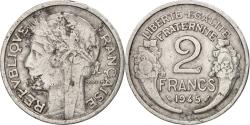 World Coins - Coin, France, Morlon, 2 Francs, 1945, Castelsarrasin, , Aluminum