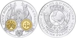 World Coins - France, Medal, Histoire Monétaire, Angelot d'Or, Silver,