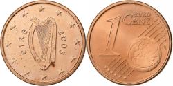World Coins - Ireland - Eire, Euro Cent, 2005, Dublin, Copper Plated Steel,