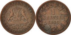 World Coins - Coin, German States, NASSAU, Adolph, Kreuzer, 1860, Wiesbaden,