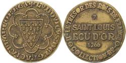 World Coins - France, Token, Collection BP, Ecu d'Or Saint-Louis, Copper,