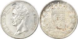 World Coins - Coin, France, Charles X, 5 Francs, 1826, Rouen, , Silver, KM:720.2