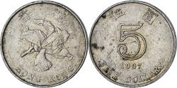 World Coins - Coin, Hong Kong, 5 Dollars, 1997