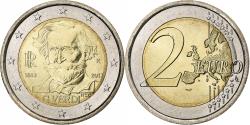 World Coins - Italy, 2 Euro, Giuseppe Verdi, 2013, Rome, Bi-Metallic,