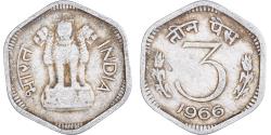World Coins - Coin, INDIA-REPUBLIC, 3 Paise, 1966