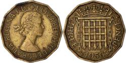 World Coins - Coin, Great Britain, 3 Pence, 1956