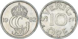 World Coins - Coin, Sweden, 10 Öre, 1982