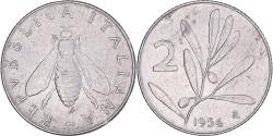 World Coins - Coin, Italy, 2 Lire, 1956, Rome, , Aluminum, KM:94