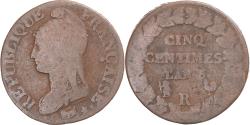World Coins - Coin, France, Dupré, 5 Centimes, AN 5, Orléans, , Copper, Gadoury:126