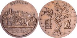 World Coins - France, Medal, Château de Chinon, Bronze, Annette Landry,