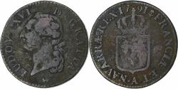 World Coins - France, Louis XVI, Sol, 1791, Paris, Copper, , Gadoury:350
