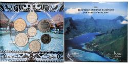 World Coins - French Polynesia, Coffret 1 c. à 100 frs., 2001, MDP,