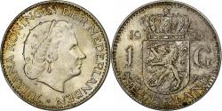 World Coins - Netherlands, Juliana, Gulden, 1965, Utrecht, Silver,