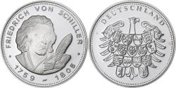 World Coins - Germany, Medal, Friedrich von Schiller, Silver, Proof,