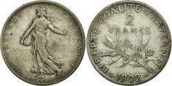 World Coins - Coin, France, Semeuse, 2 Francs, 1902, , Silver, Gadoury:532
