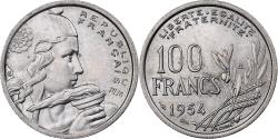 World Coins - France, 100 Francs, Cochet, 1954, Beaumont - Le Roger, Copper-nickel,