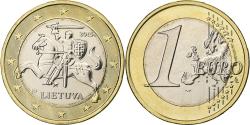 World Coins - Lithuania, Euro, BU, 2015, Vilnius, Bi-Metallic,