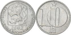 World Coins - Coin, Czechoslovakia, 10 Haleru, 1982, , Aluminum, KM:80
