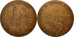 World Coins - France, Medal, La Fête de Gayant Expo à Douai, 1980, Bouquillon,