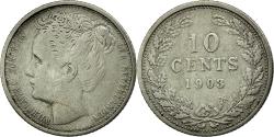 World Coins - Coin, Netherlands, Wilhelmina I, 10 Cents, 1903, , Silver, KM:135