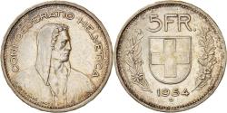 World Coins - Coin, Switzerland, 5 Francs, 1954, Bern, , Silver, KM:40