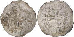 World Coins - County of Troyes, Champagne, Hugues I, Denier, 1089-1125, Troyes, Billon