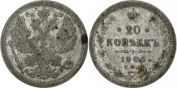 World Coins - Russia, Nicholas II, 20 Kopeks, 1903, Saint Petersburg, Silver,