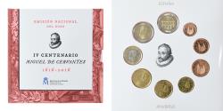 World Coins - Spain, Coffret 1c. à 2€, Miguel de Cervantes, 2016, Madrid, BU,