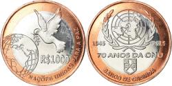 World Coins - Coin, CABINDA, 1.000 reais, 2015, 70ème anniversaire de l'ONU,