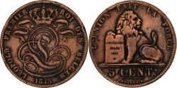 World Coins - Belgium, Leopold I, 5 Centimes, 1848, Copper, , KM:5.1