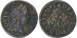World Coins - France, Louis XIV, Denier Tournois, 1649, Paris, Copper, , Gadoury:70
