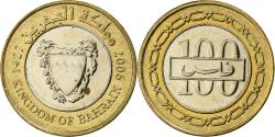 World Coins - Bahrain, Hamed Bin Isa, 100 Fils, 2005, Bi-Metallic, , KM:26