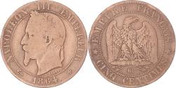World Coins - Coin, France, Napoleon III, 5 Centimes, 1864, Strasbourg, , Bronze