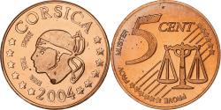 World Coins - France, Corsica, 5 Euro Cent, Fantasy euro patterns, Essai-Trial, Proof, 2004