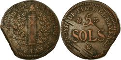 World Coins - Coin, German States, MAINZ, Friedrich Karl Josef, 5 Sols, 1793, Mayence