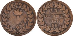 World Coins - Coin, France, Louis XVIII, Décime., 1815., Strasbourg, , Bronze