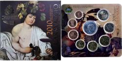 World Coins - San Marino, Set 1 ct. - 5 Euro, Caravaggio, Coin card.FDC, 2010, Rome,