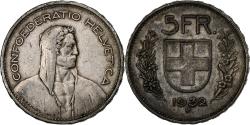 World Coins - Coin, Switzerland, 5 Francs, 1932, Bern, , Silver, KM:40