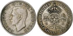 World Coins - Great Britain, George VI, Florin, Two Shillings, 1947, Copper-nickel,