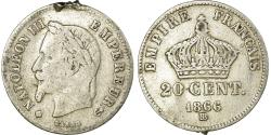 World Coins - Coin, France, Napoleon III, Napoléon III, 20 Centimes, 1866, Strasbourg