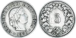 World Coins - Coin, Switzerland, 5 Rappen, 1930, Bern, , Copper-nickel, KM:26